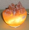 Salzkristall-Leuchtschale